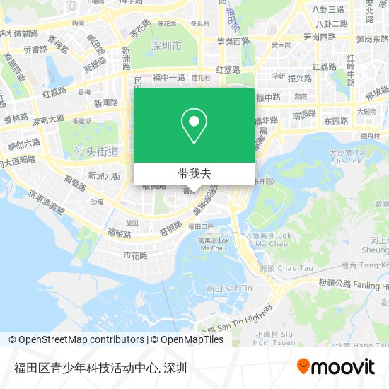 福田区青少年科技活动中心地图