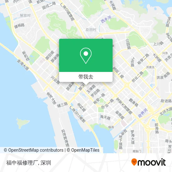 福中福修理厂地图