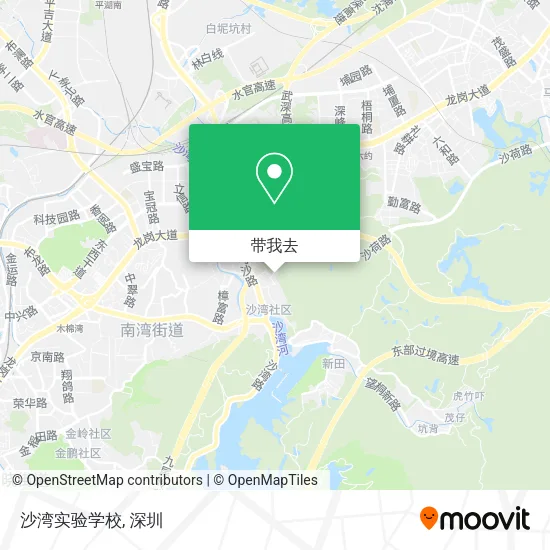 沙湾实验学校地图
