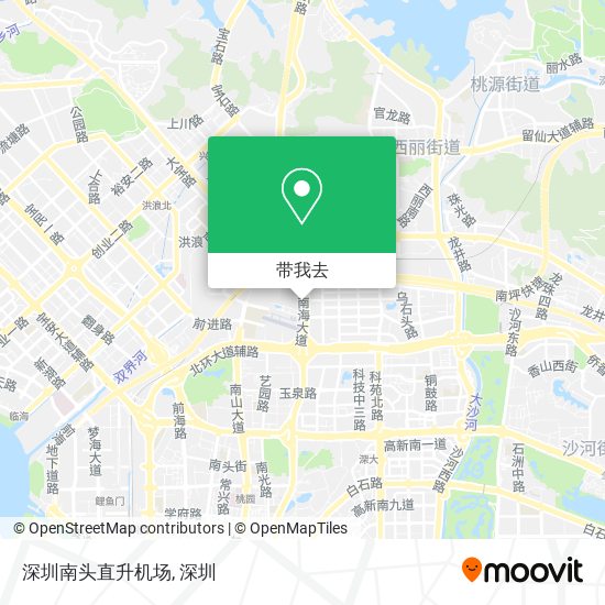 深圳南头直升机场地图