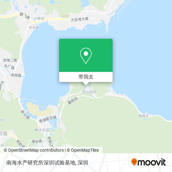 南海水产研究所深圳试验基地地图