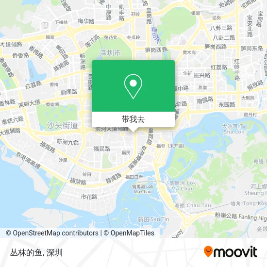 丛林的鱼地图