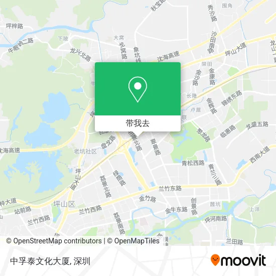 中孚泰文化大厦地图