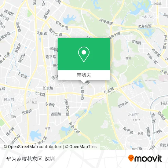 华为荔枝苑东区地图