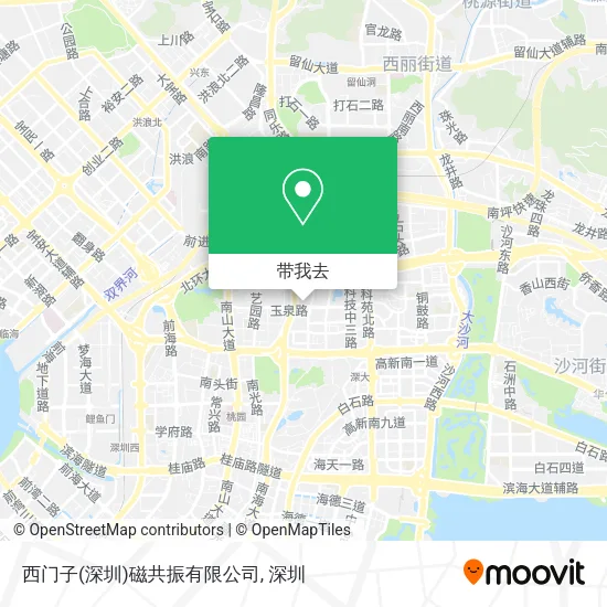 西门子(深圳)磁共振有限公司地图