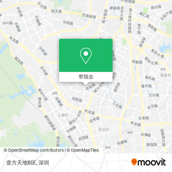 壹方天地B区地图