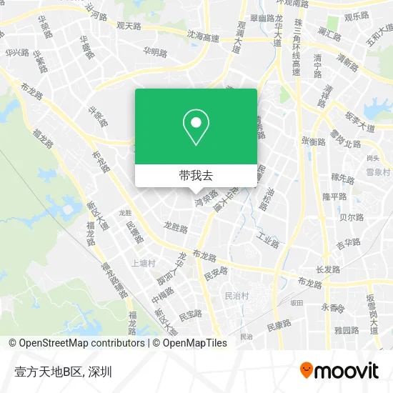 壹方天地B区地图