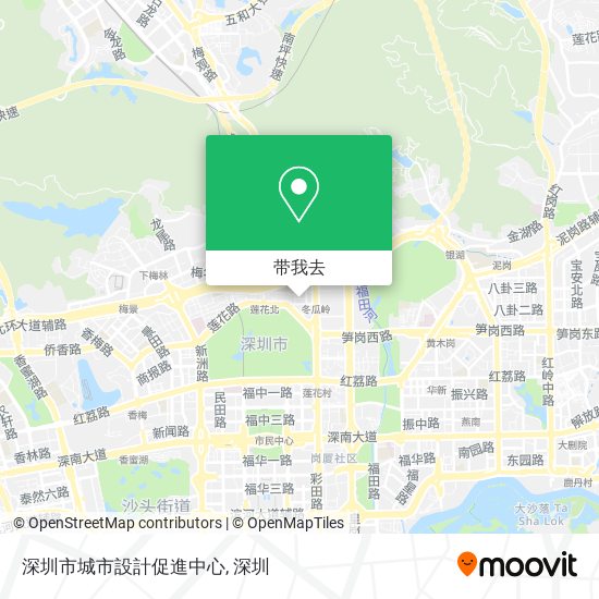 深圳市城市設計促進中心地图