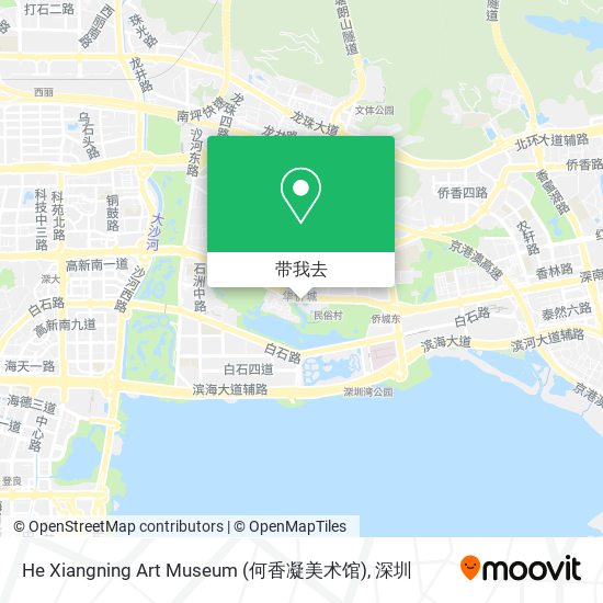 He Xiangning Art Museum (何香凝美术馆)地图