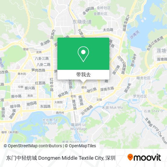 东门中轻纺城 Dongmen Middle Textile City地图