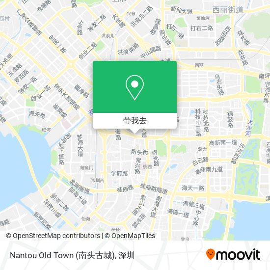 Nantou Old Town (南头古城)地图