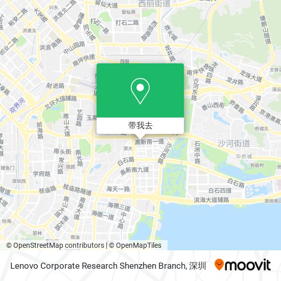 Lenovo Corporate Research Shenzhen Branch地图