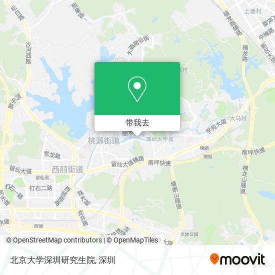 北京大学深圳研究生院地图