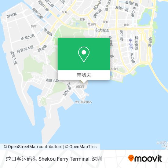 蛇口客运码头 Shekou Ferry Terminal地图