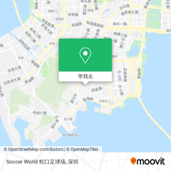 Soccer World 蛇口足球场地图