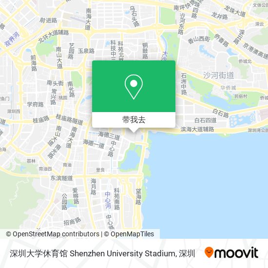 深圳大学休育馆 Shenzhen University Stadium地图