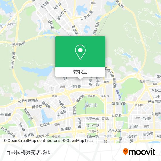百果园梅兴苑店地图
