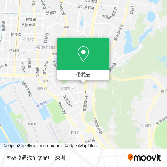 盈福骏通汽车修配厂地图