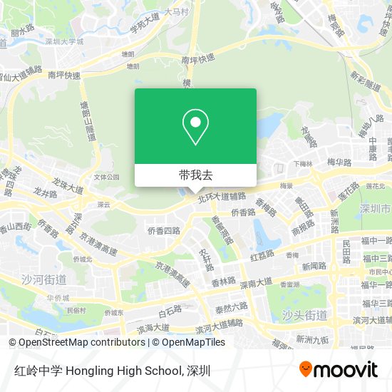 红岭中学 Hongling High School地图