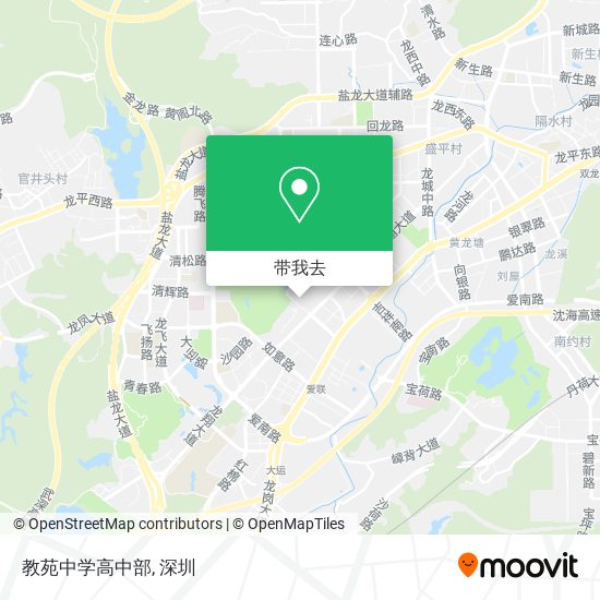 教苑中学高中部地图