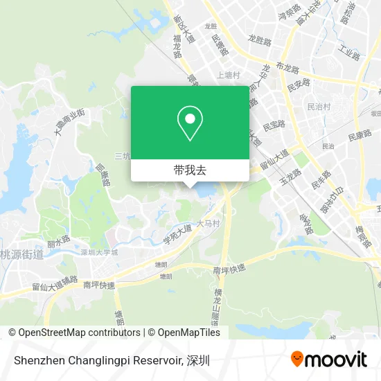 Shenzhen Changlingpi Reservoir地图