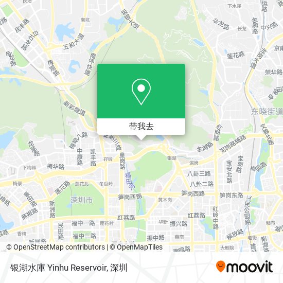 银湖水庫 Yinhu Reservoir地图