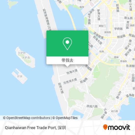 Qianhaiwan Free Trade Port地图