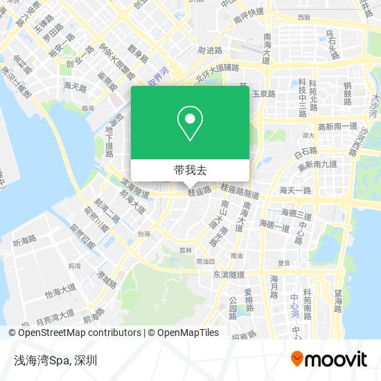 浅海湾Spa地图
