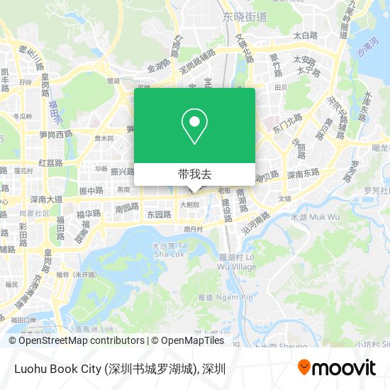 Luohu Book City (深圳书城罗湖城)地图