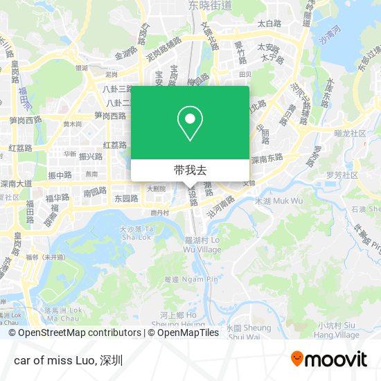 car of miss Luo地图