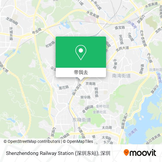 Shenzhendong Railway Station (深圳东站)地图