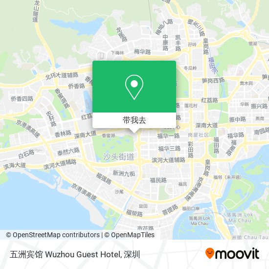 五洲宾馆 Wuzhou Guest Hotel地图