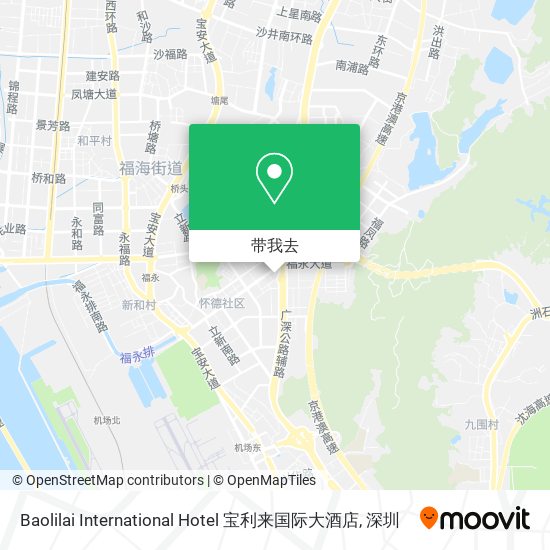 Baolilai International Hotel 宝利来国际大酒店地图