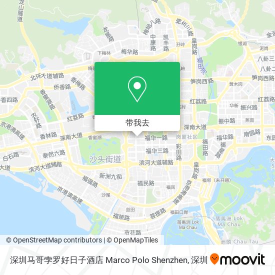 深圳马哥孛罗好日子酒店 Marco Polo Shenzhen地图