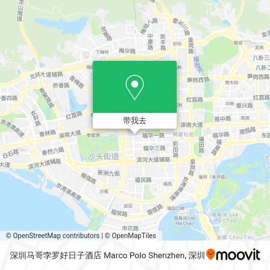 深圳马哥孛罗好日子酒店 Marco Polo Shenzhen地图