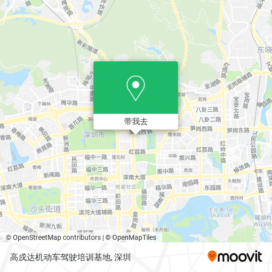 高戍达机动车驾驶培训基地地图