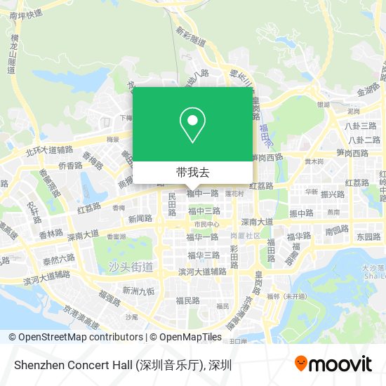 Shenzhen Concert Hall (深圳音乐厅)地图