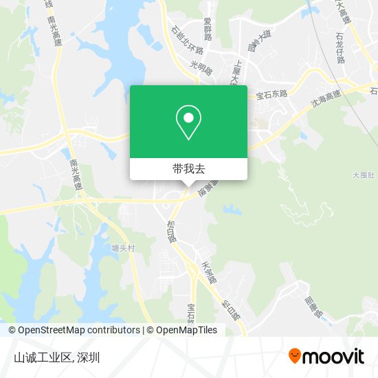 山诚工业区地图