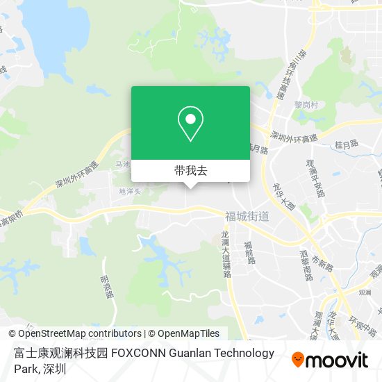 富士康观澜科技园 FOXCONN Guanlan Technology Park地图
