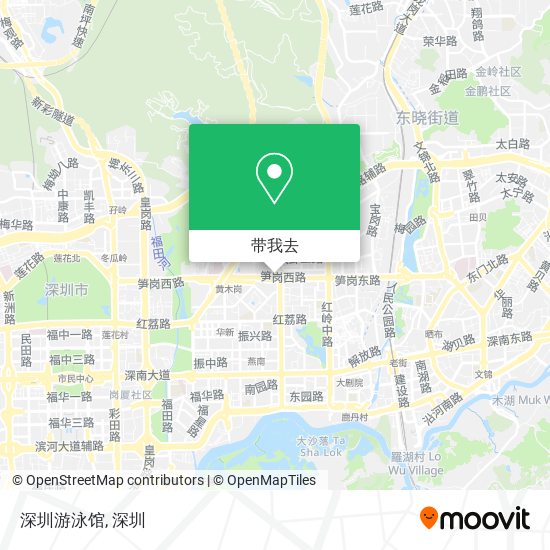 深圳游泳馆地图