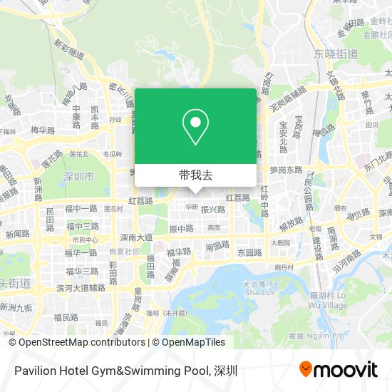 Pavilion Hotel Gym&Swimming Pool地图