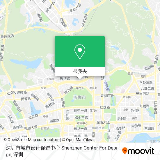 深圳市城市设计促进中心 Shenzhen Center For Desi gn地图