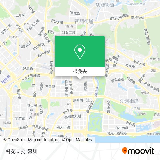 科苑立交地图