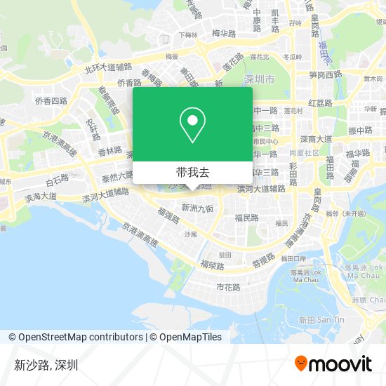 新沙路地图