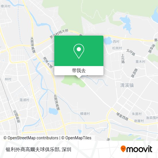 银利外商高爾夫球俱乐部地图