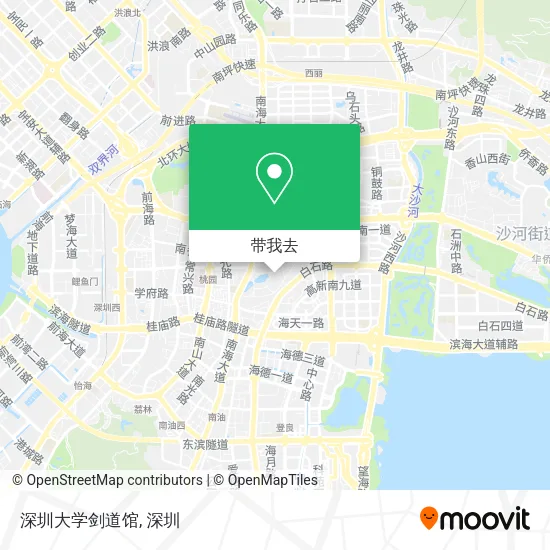 深圳大学剑道馆地图