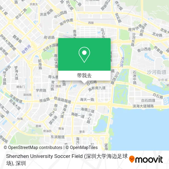 Shenzhen University Soccer Field (深圳大学海边足球场)地图