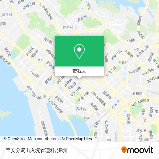 宝安分局出入境管理科地图
