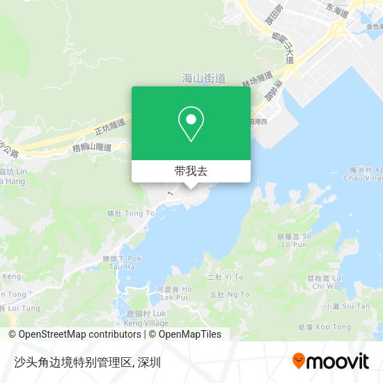 沙头角边境特别管理区地图