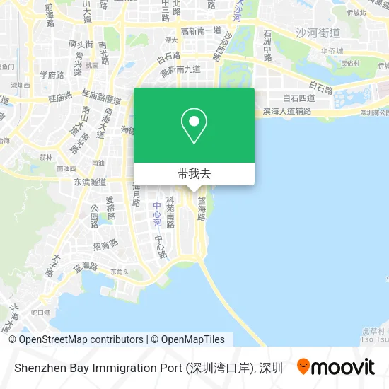 Shenzhen Bay Immigration Port (深圳湾口岸)地图